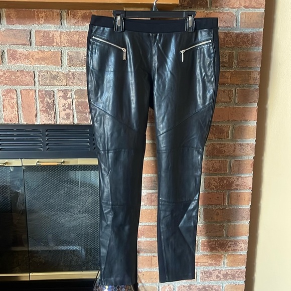 MICHAEL Michael Kors Faux Leather Leggings - Picture 1 of 6